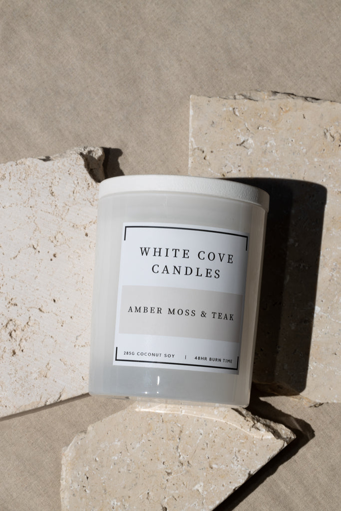 Amber Moss & Teak Candle