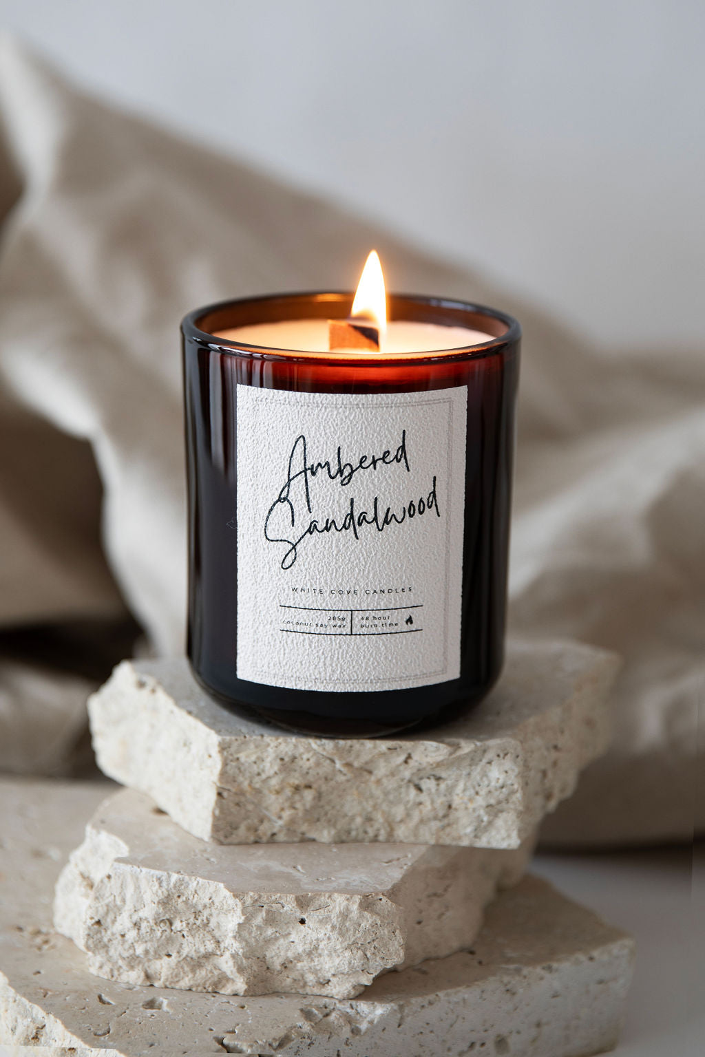 Ambered Sandalwood Candle