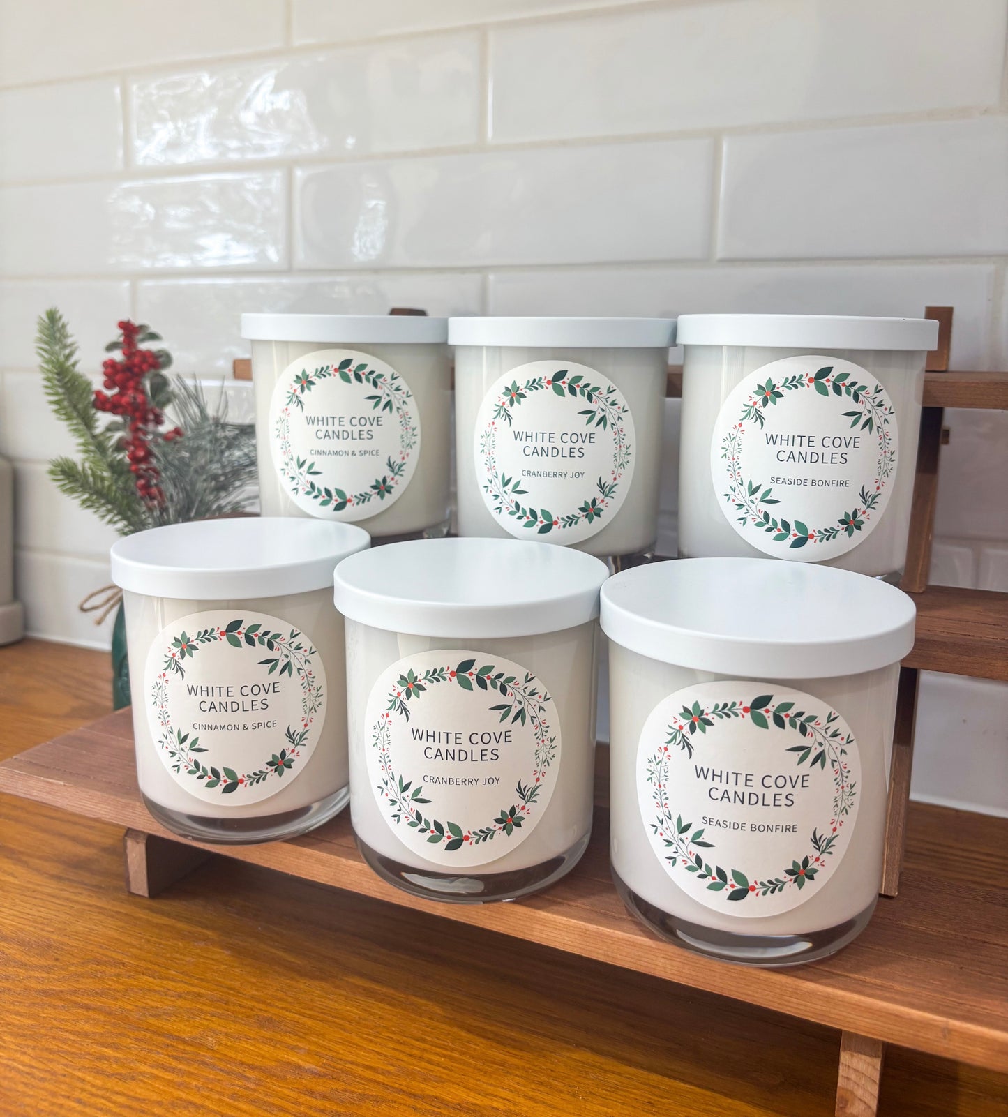 Christmas Candle Trio