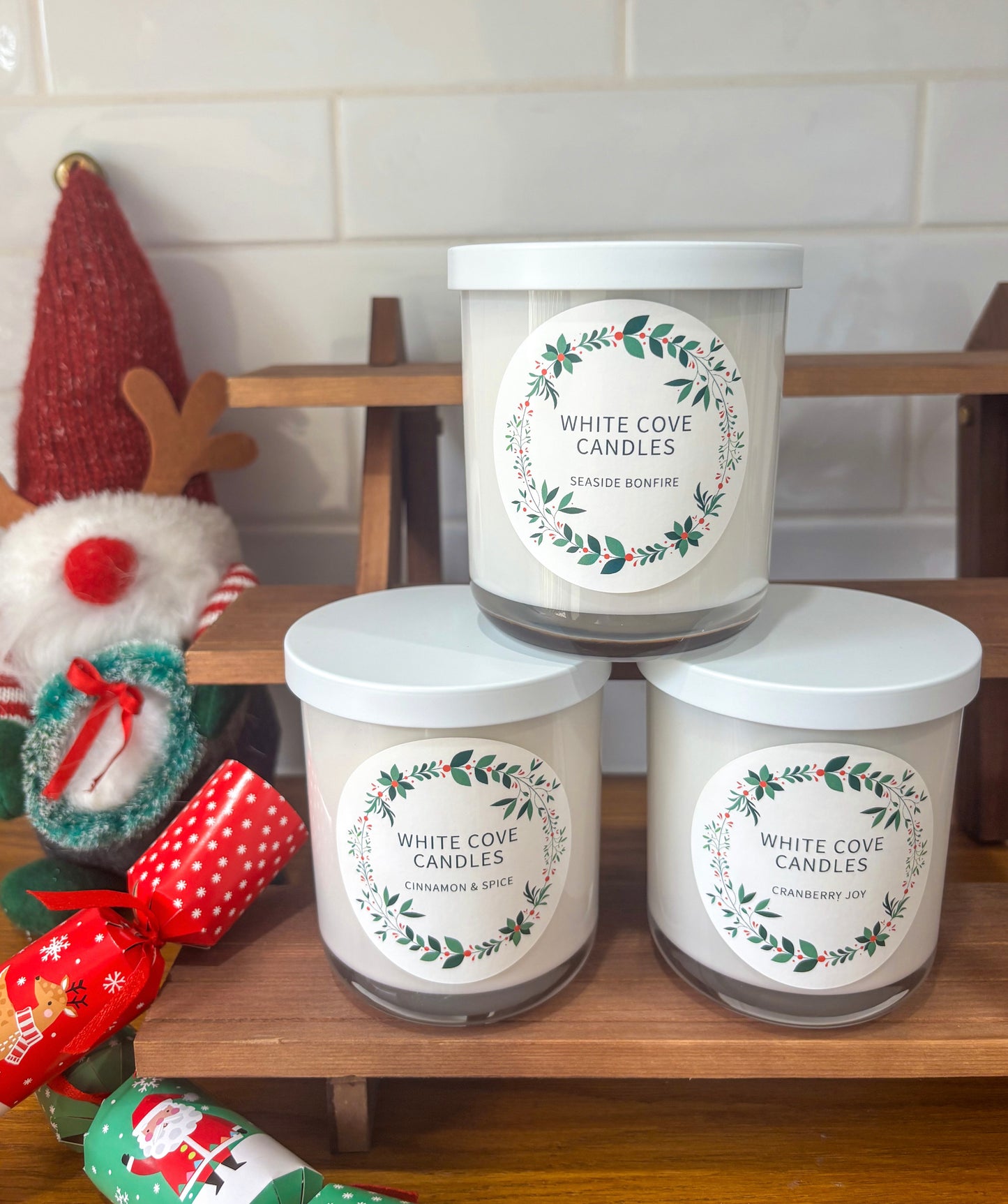 Christmas Candle Trio