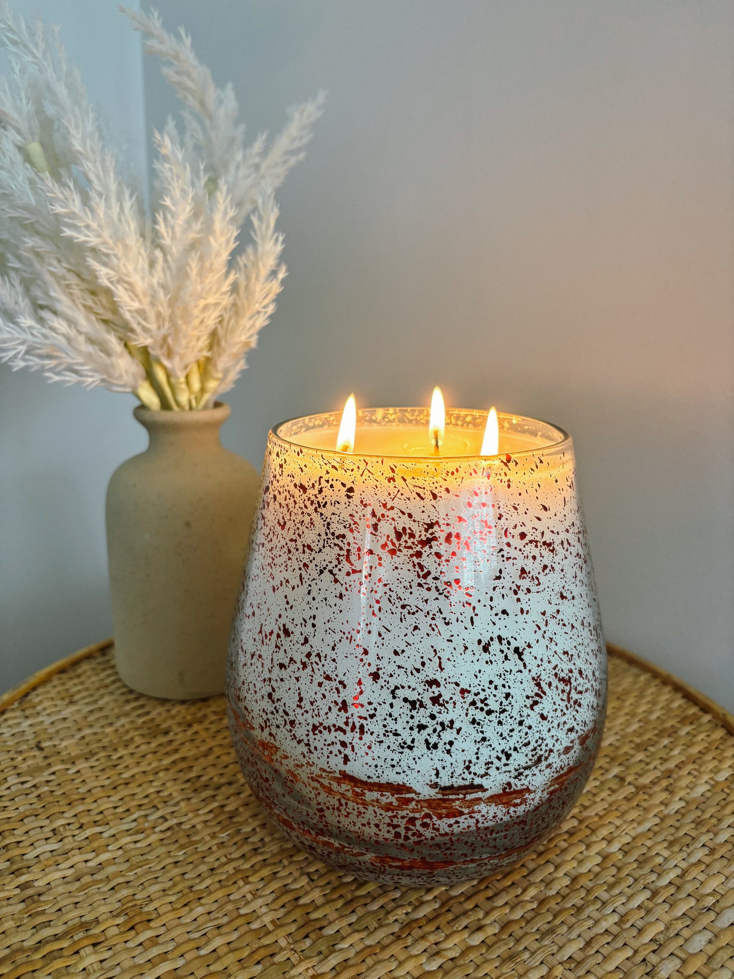 1.6KG Rose Speckle Candle