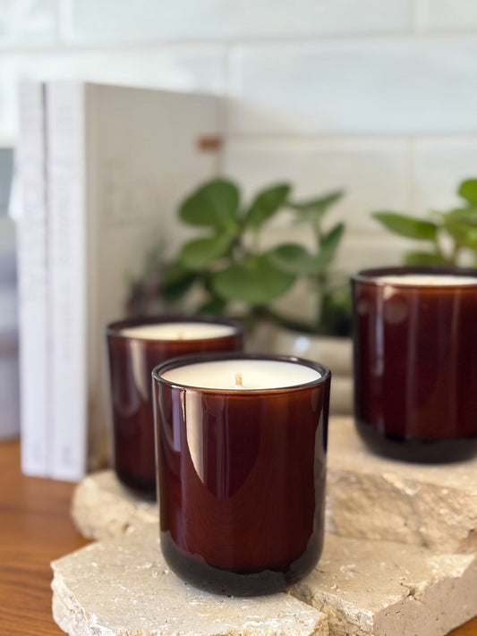 Amber Candle - Medium