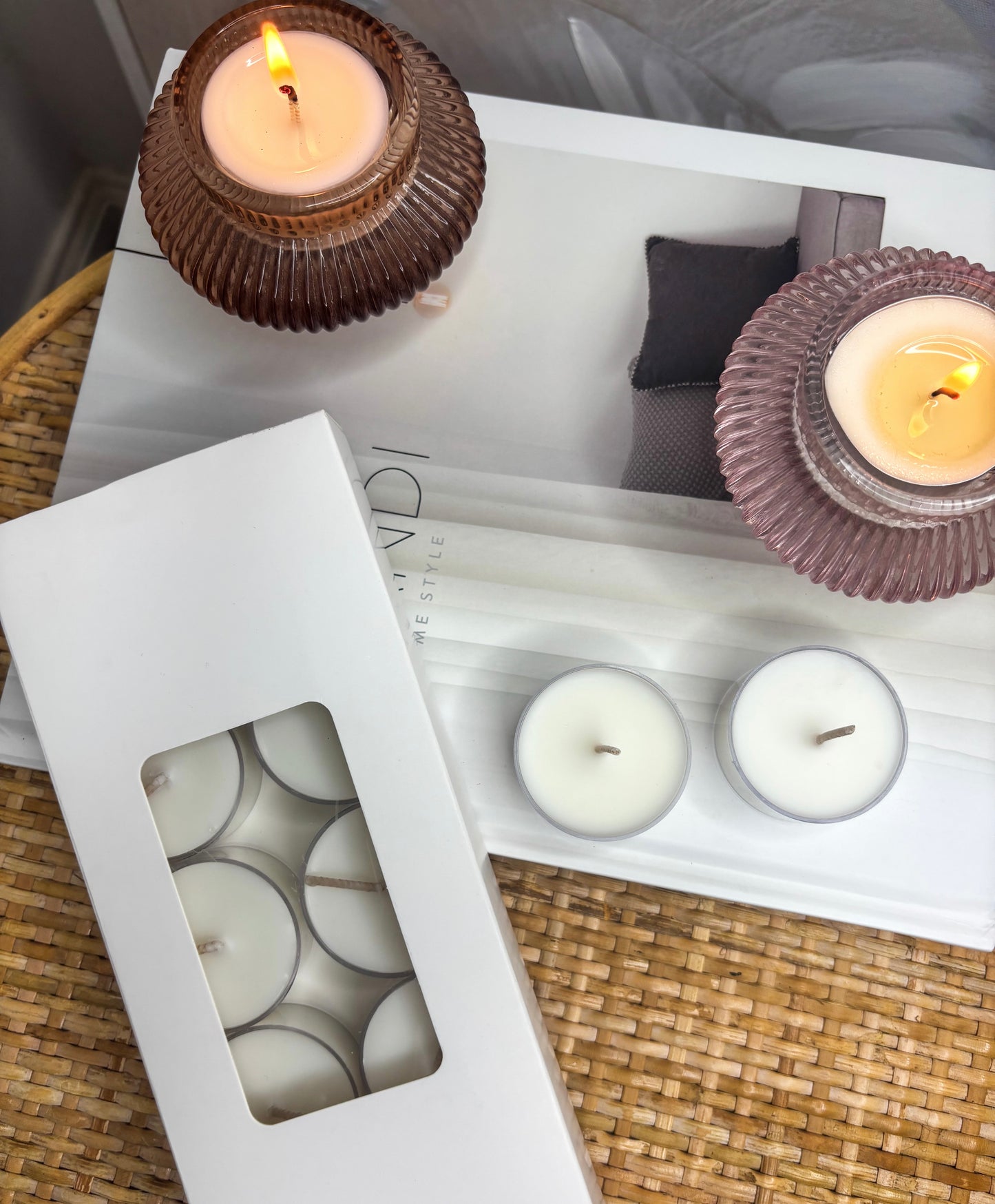 10 Pack Scented Tealight Candles