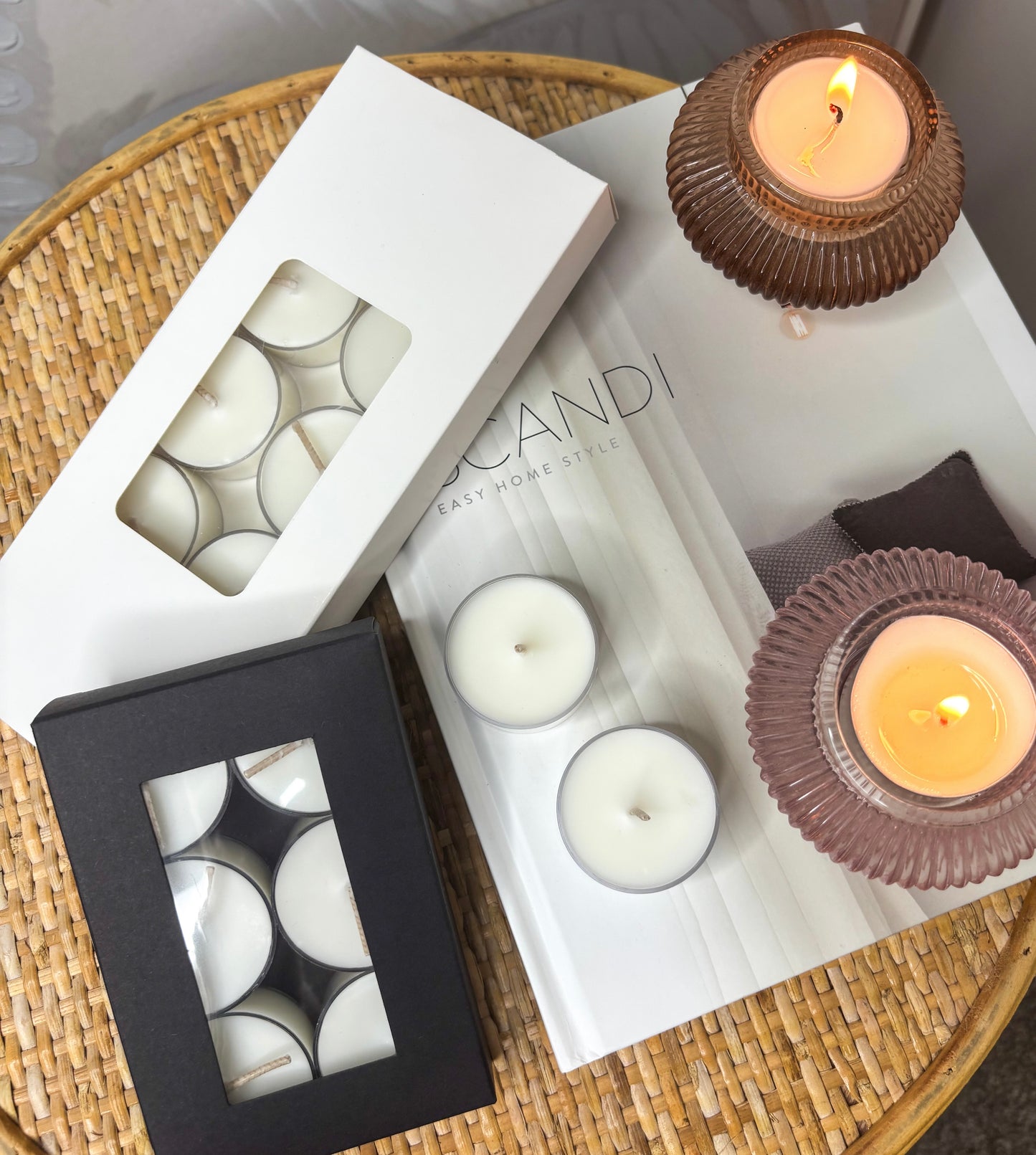 6 Pack Scented Tealight Candles