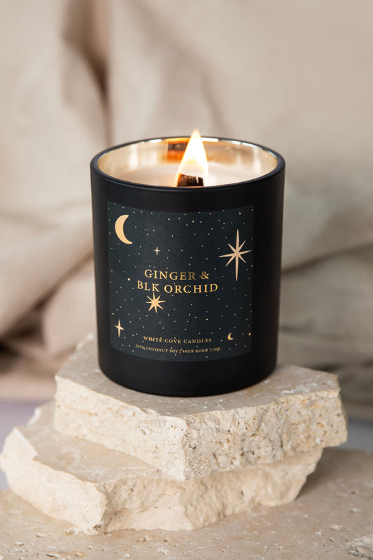 BLK Range - Ginger & Black Orchid Candle