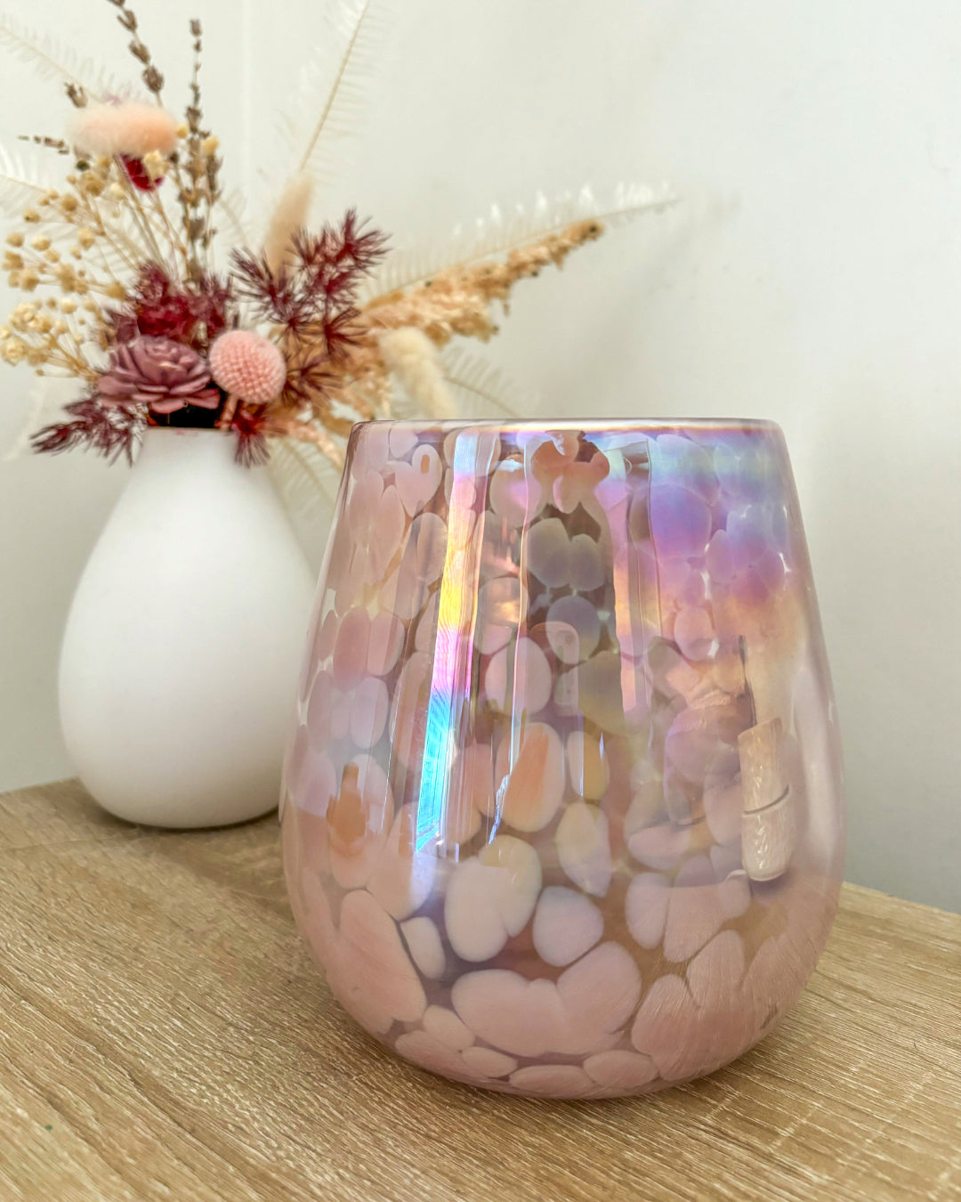 1.6KG Iridescent Pink Candle